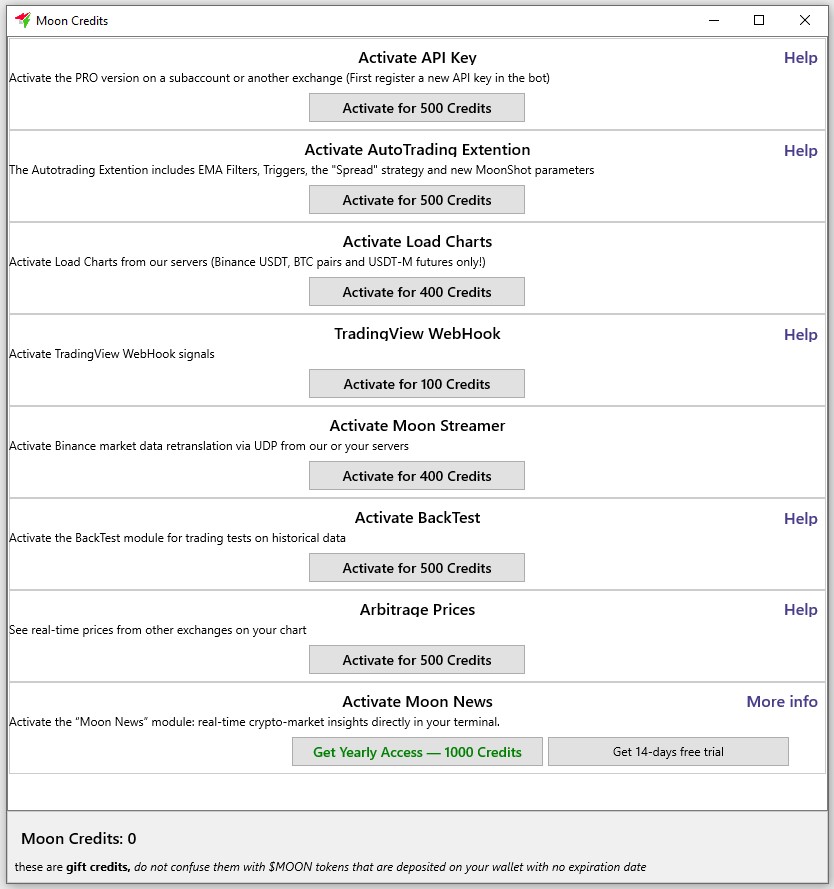 Moon Credits